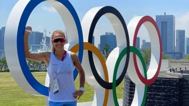 La jugadora argentina de beach vóley disfruta de un gran momento personal y deportivo. 