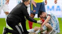 Imagen de Así le quedó el tobillo a Messi después del planchazo de Fabra