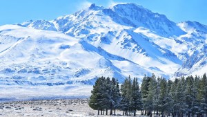 Salió el sol después de la nevada y mirá cómo brilla el norte neuquino