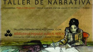 Taller de narrativa a cargo del escritor Pablo Delgado en Roca