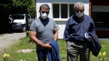 Diego Frutos (izquierda) fue agredido en un corte de la ruta 40 el 25 de noviembre de 2020. Su caso llegará a juicio. Archivo