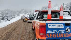 El viento blanco complicó las rutas y los pasos fronterizos de Neuquén
