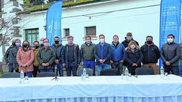 La presentación de la “ciclovía comarcal” se llevó a cabo en El Bolsón. Foto: gentileza