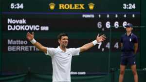 Djokovic ganó Wimbledon y alcanzó el récord de 20 títulos de Grand Slam