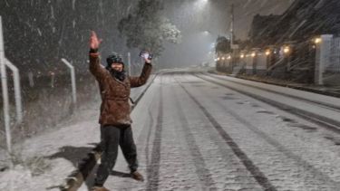 Nevó en 13 ciudades del sur de Brasil. Foto: Twitter