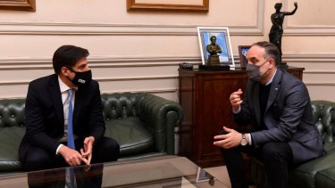 Este jueves Doñate se reunió con el ministro Trotta. Foto: gentileza.