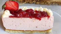 Imagen de Cheesecake de frutillas sin cocción