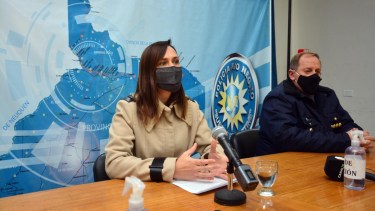 La ministra de Seguridad de Río Negro, Betiana Minor 