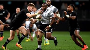 Los All Blacks golearon a Fiji en un partido de preparación
