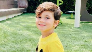 Mateo Messi demuestra que no tiene vergüenzas y es furor en redes sociales.-