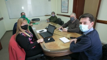 La paritaria se realizó en el Ministerio de Economía de Río Negro. Foto: Pablo Leguizamon