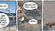 Imagen de «Un puma atrapado en un témpano», la tira 397 de Viajeros