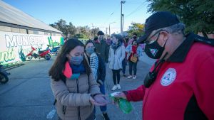 Masiva concurrencia de jóvenes en Viedma para vacunarse contra el coronavirus