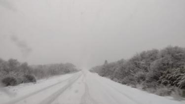 La ruta nacional 40, entre Bariloche y El Bolsón. Foto: gentileza