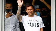 Imagen de Messi ya está en París y se espera por la firma del contrato con el PSG