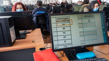 La Dirección Nacional Electoral (DINE) realizó hoy el simulacro general electoral, el mayor operativo de despliegue técnico y logístico previo a las primarias abiertas, simultáneas y obligatorias (PASO) del 12 de septiembre próximo. Foto Pepe Mateos DL