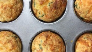 Hoy salen muffins caprese mega fáciles