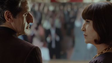 Diego Peretti y Mercedes Morán forman parte del elenco principal de la serie, que se llevó todas las miradas.-