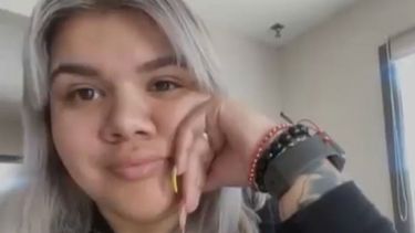La joven comparó su infancia con la de su hijo, y aseguró que no quiere repetir las mismas acciones.-