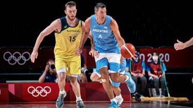 Luis Scola disputó lo que seguramente habrá sido su último partido con la camiseta de la selección. 