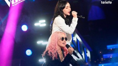Lali y Nicki dieron un impactante show en “La Voz Argentina”. 