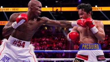 Pacquiao perdió ante Ugás en su intento de reconquista del cinturón welter.
Foto: AP