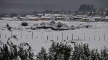 Imagen de La nieve llegó a la cordillera y cubrió Bariloche