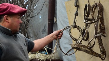 Las sogas que fabrica el paisano en forma artesanal son de muy buena calidad y duran hasta cinco años. Fotos Emiliana Cantera. 