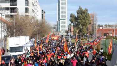 No cesa el reclamo de las organizaciones sociales.  Foto: Florencia Salto