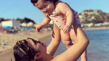 Antonella y Adrián se casaron en 2017. La nena llegó dos años después. Foto: gentileza.-