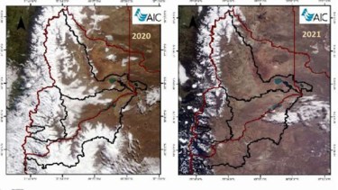 La misma época de 2020 y 2021 en una imagen de la AIC.