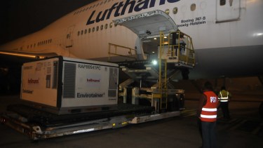Entre este miércoles y el sábado llegarán al país 2.304.000 dosis de Sinopharm en tres vuelos de Lufthansa.