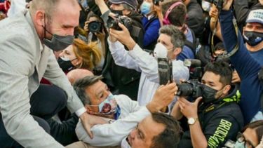 Guzmán, durante el acto en Tucumán. (Gentileza).-
