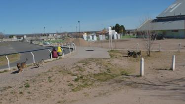 Pista de patín Rosana Sastre en el polideportivo de Gregorio Alvarez (foto Yamil Regules)