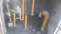 Imagen de Otra escuela de El Chañar con una pérdida de gas
