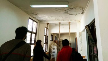 Dos grandes escuelas de Rincón de los Sauces no tienen clases presenciales por obras. (Gentileza ATEN)