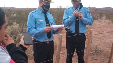 Llegó la orden de desalojo por el conflicto de tierras con mapuches en Vaca Muerta. (Gentileza)