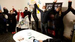 Tropezón de Juntos Somos Río Negro en Cipolletti