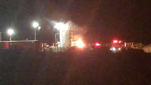 La provincia investiga qué sucedió en el incendio de un tanque de crudo en Cutral Co