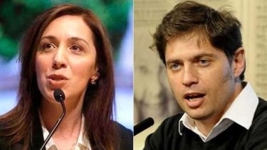 Axel Kicillof cruzó a María Eugenia Vidal. 