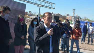 Gutiérrez encabezó un acto en el oeste de la capital junto a Mariano Gaido. Foto: Yamil Regules.