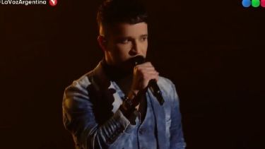 Nicolás Olmedo es el primer finalista de La Voz Argentina
