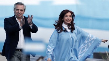 Alberto Fernández y Cristina Fernández  compartirán escenario con Lula y Pepe Mújica. (Archivo).-