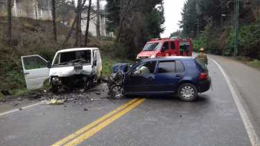 El accidente ocurrió en el kilómetro 1,5 de la avenida Pioneros. Foto: gentileza