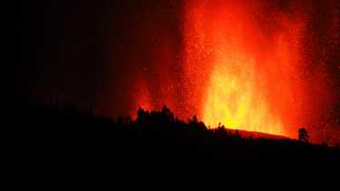La erupcion del volcán Cumbre Vieja generó destrozos en La Palma, Islas Canarias. Fotos AP. 