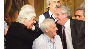 Los sindicalistas Caló y Moyano blindan a Alberto Fernández