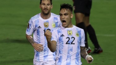 Lautaro Martínez abrió el camino para la victoria de la selección. Fue 3 a 1 y ahora se viene Brasil. 