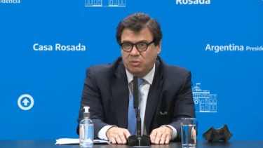 Claudio Moroni, ministro de Trabajo. 