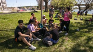 Comenzó la primavera y así estuvo la costanera de Viedma