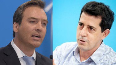  Soria y De Pedro, dos de los ministros que pusieron a disposición su renuncia. 